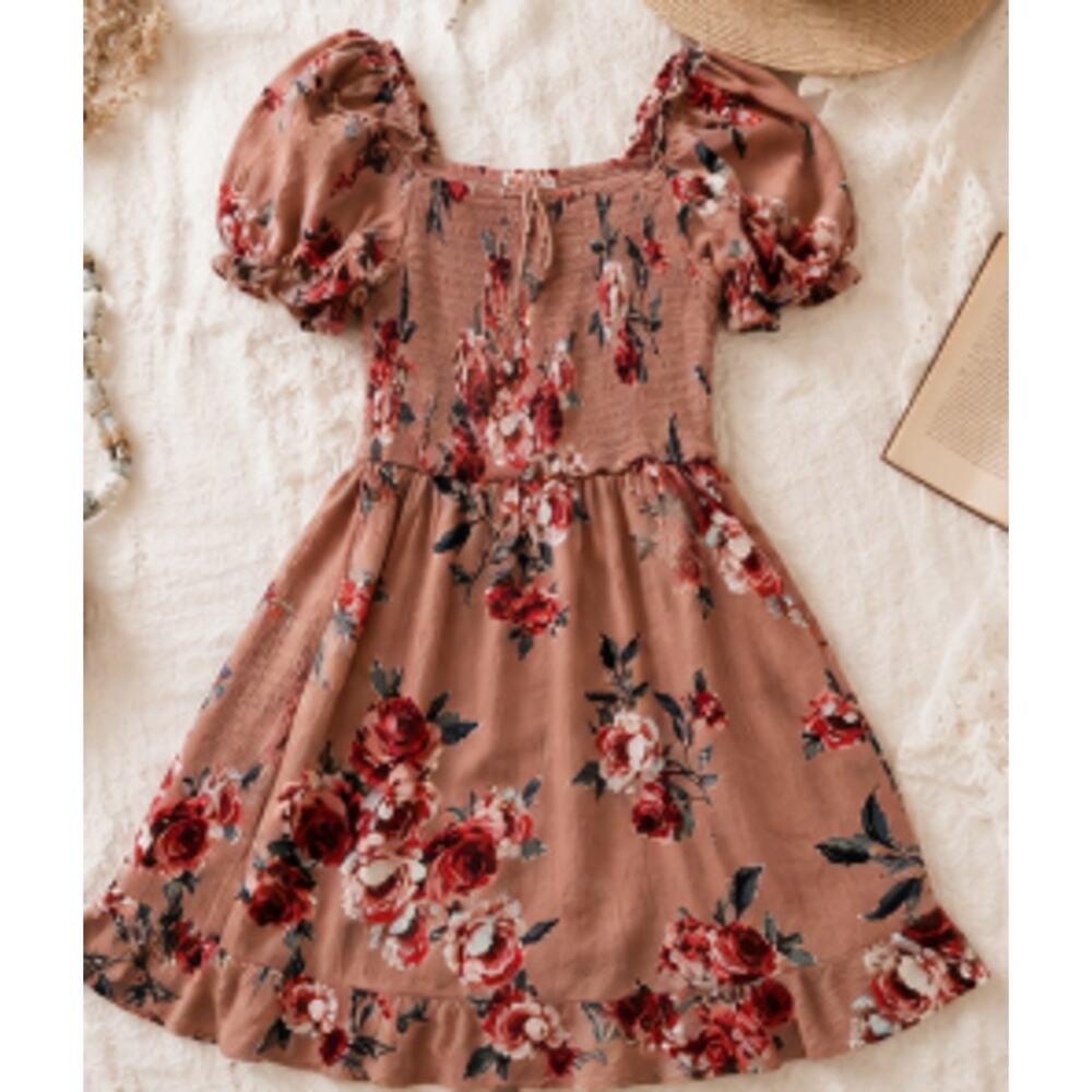 B.O.G. Collective Floral Cottagecore Dress | Coquette Fairycore Boho - Picture 5 of 6